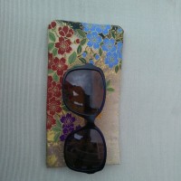 Funda de gafas jardin japonés colorido